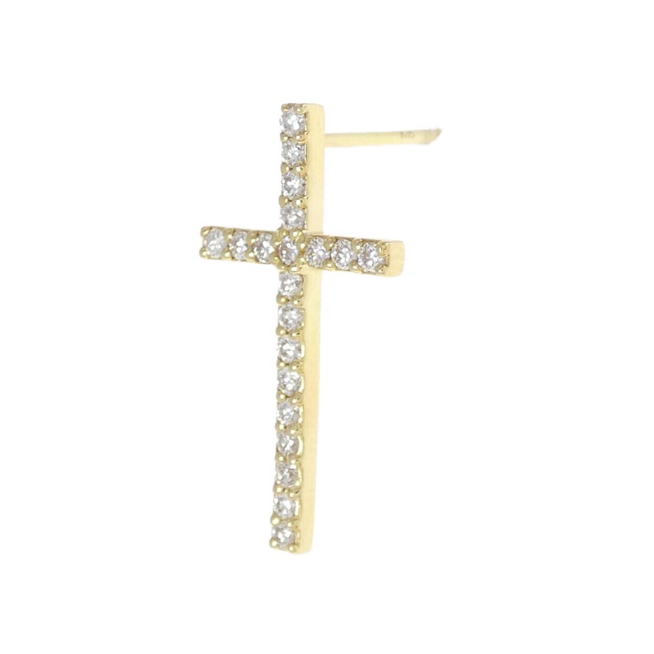 Bijou de M Cross Earrings 0.25CT Single Ear