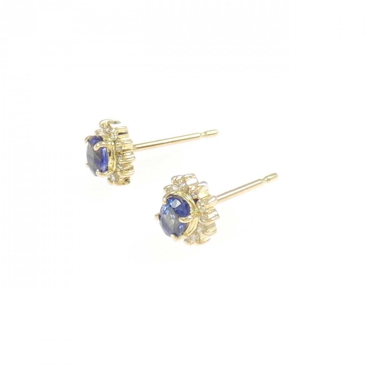 K18YG サファイヤ ピアス