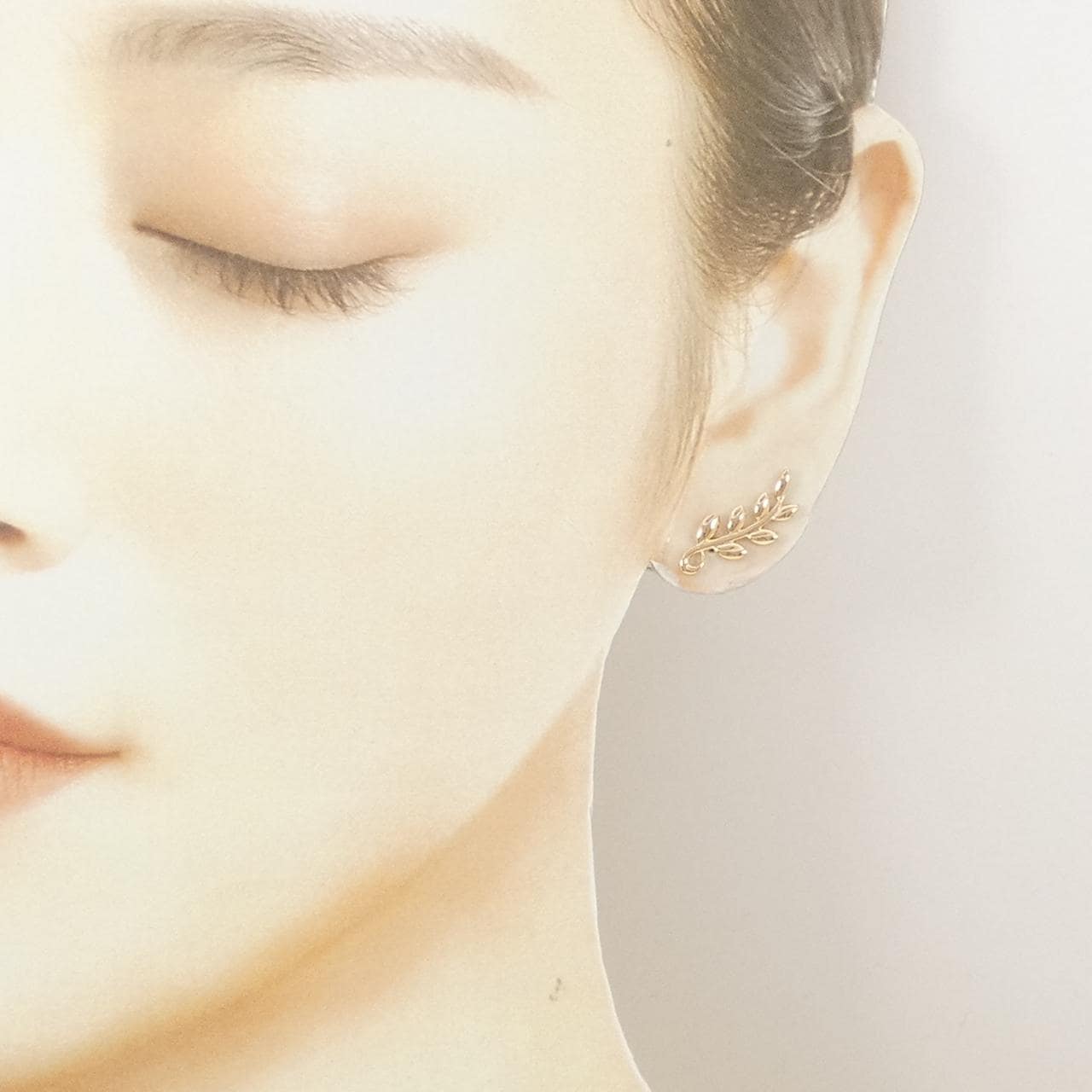 ティファニー オリーブリーフ クライマー ピアス