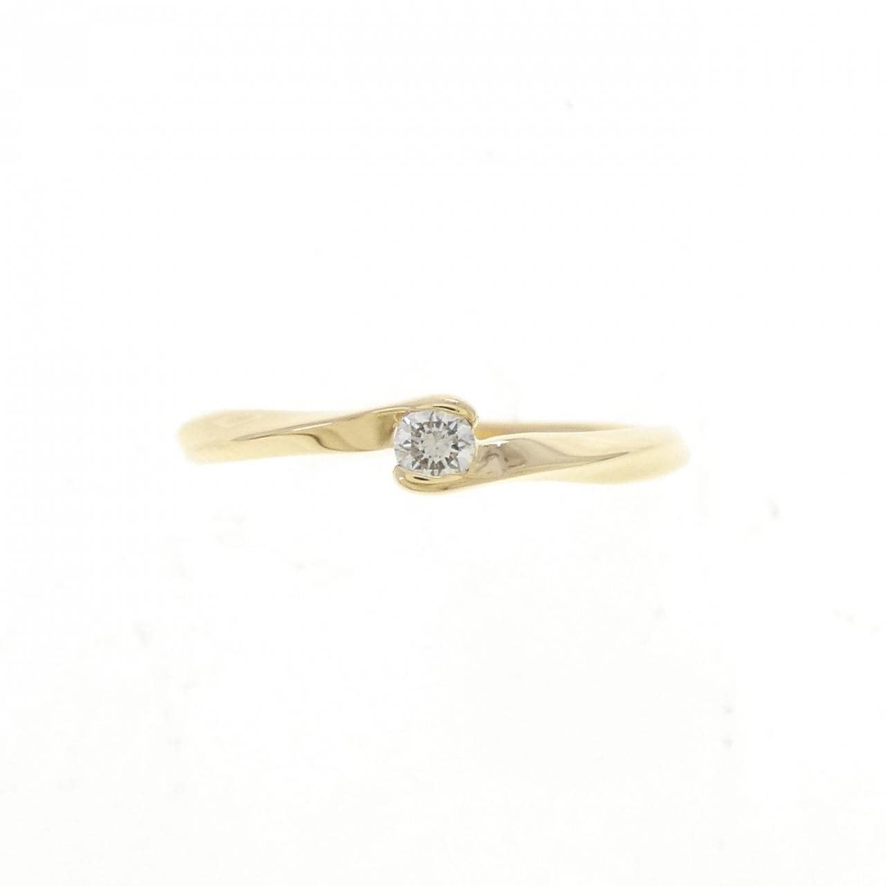 K18YG ダイヤモンド リング 0.06CT
