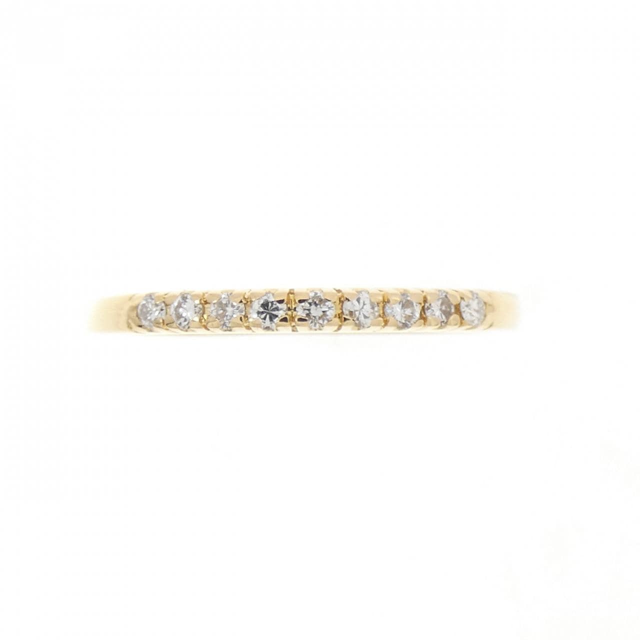 750YG ダイヤモンド リング 0.09CT
