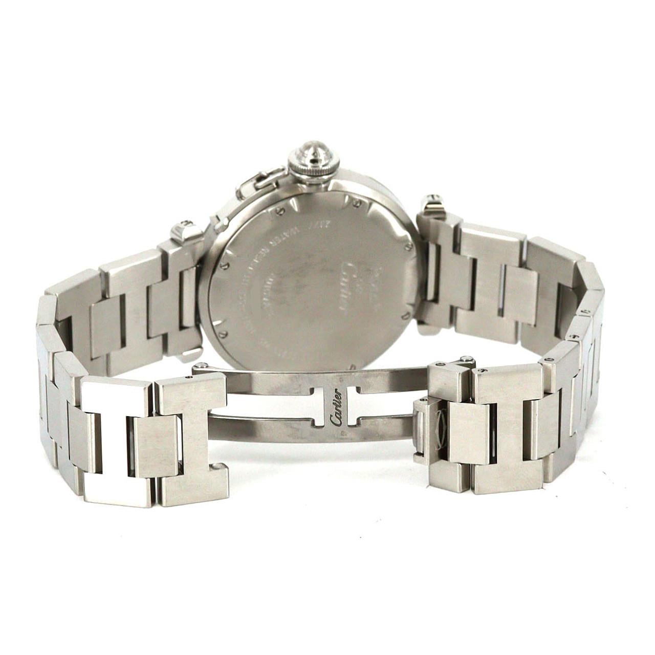 カルティエ パシャC GMT W31029M7 SS 自動巻