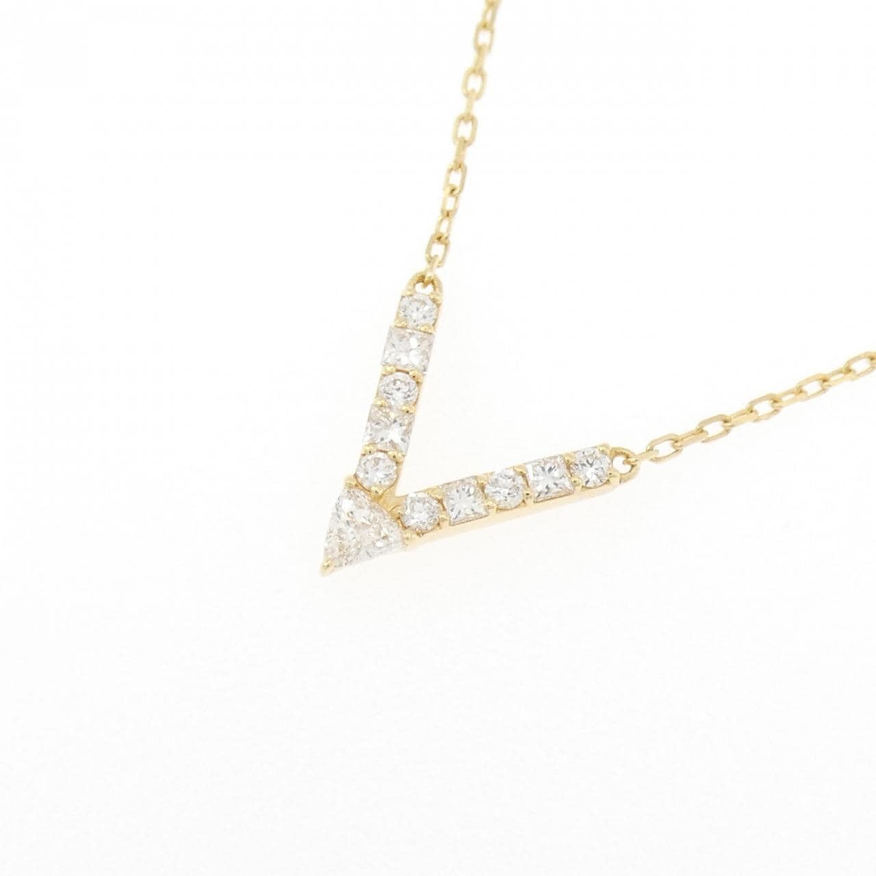 アーカー Vチェーン ネックレス 0.12CT