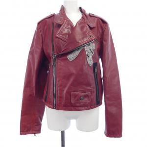 ドルチェアンドガッバーナ DOLCE&GABBANA レザーライダースジャケット