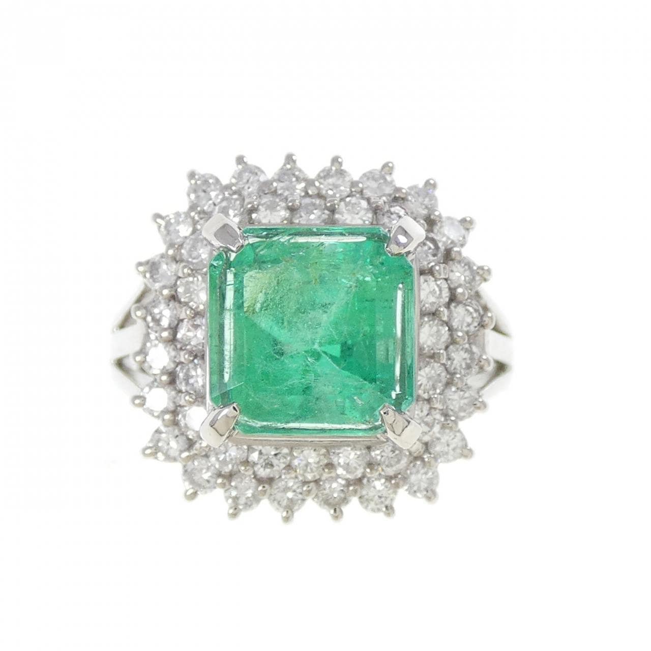 PT900 エメラルド リング 2.32CT