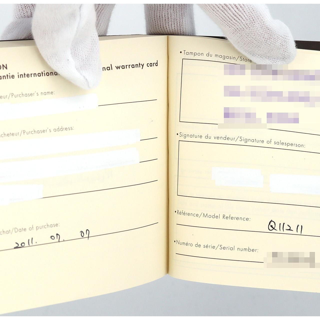 ルイヴィトン タンブールクロノ Q1121 SS 自動巻