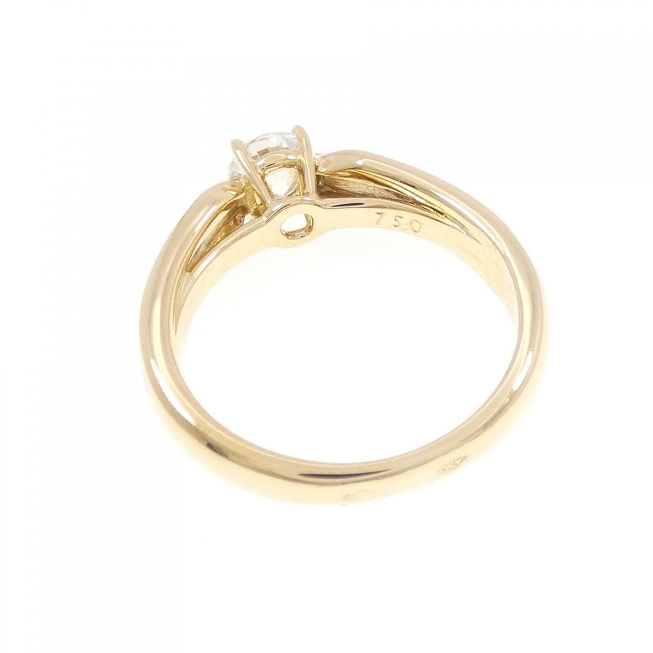 カルティエ ソリテール トリニティ リング 0.34CT F VVS2