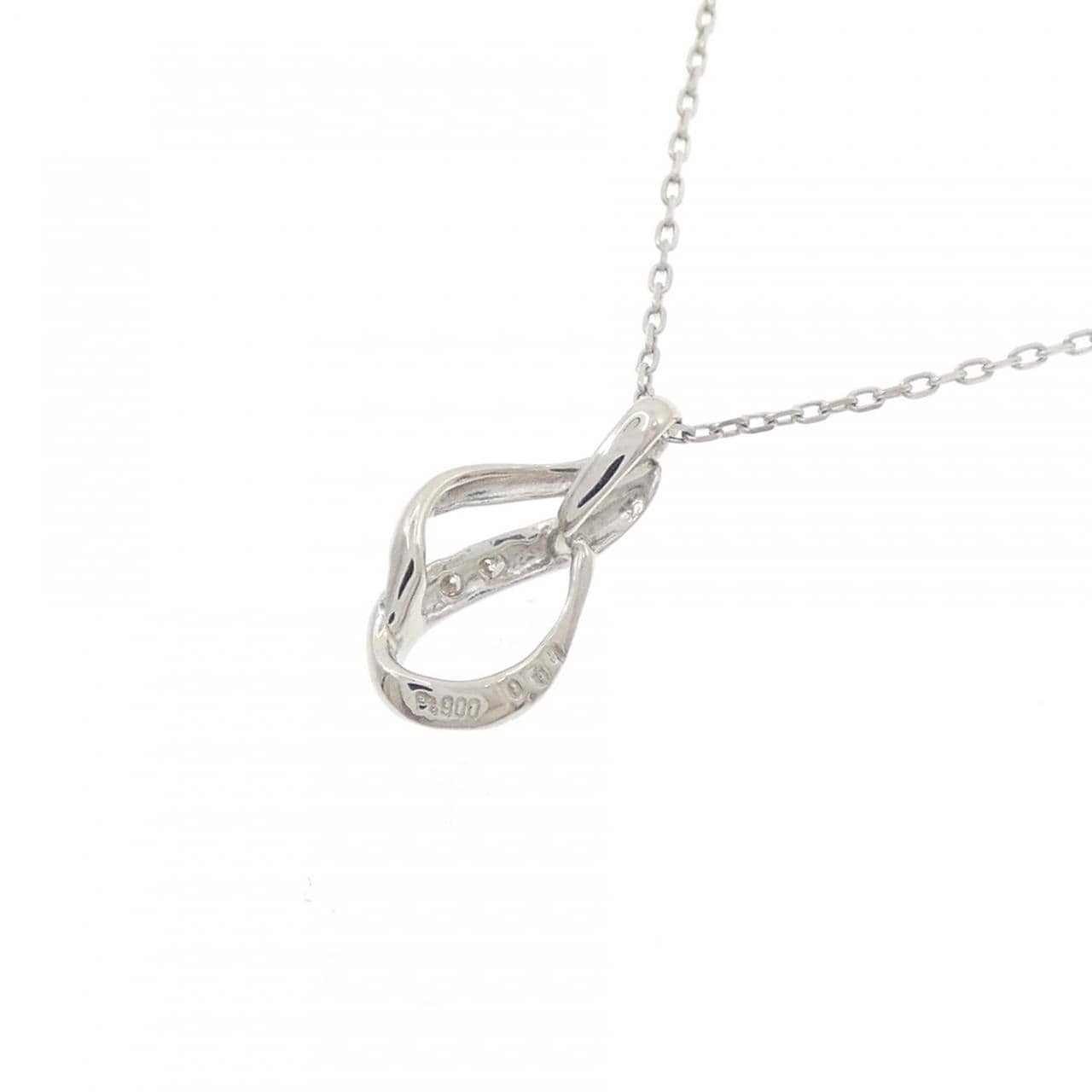 PT900/PT850 ダイヤモンド ネックレス 0.01CT