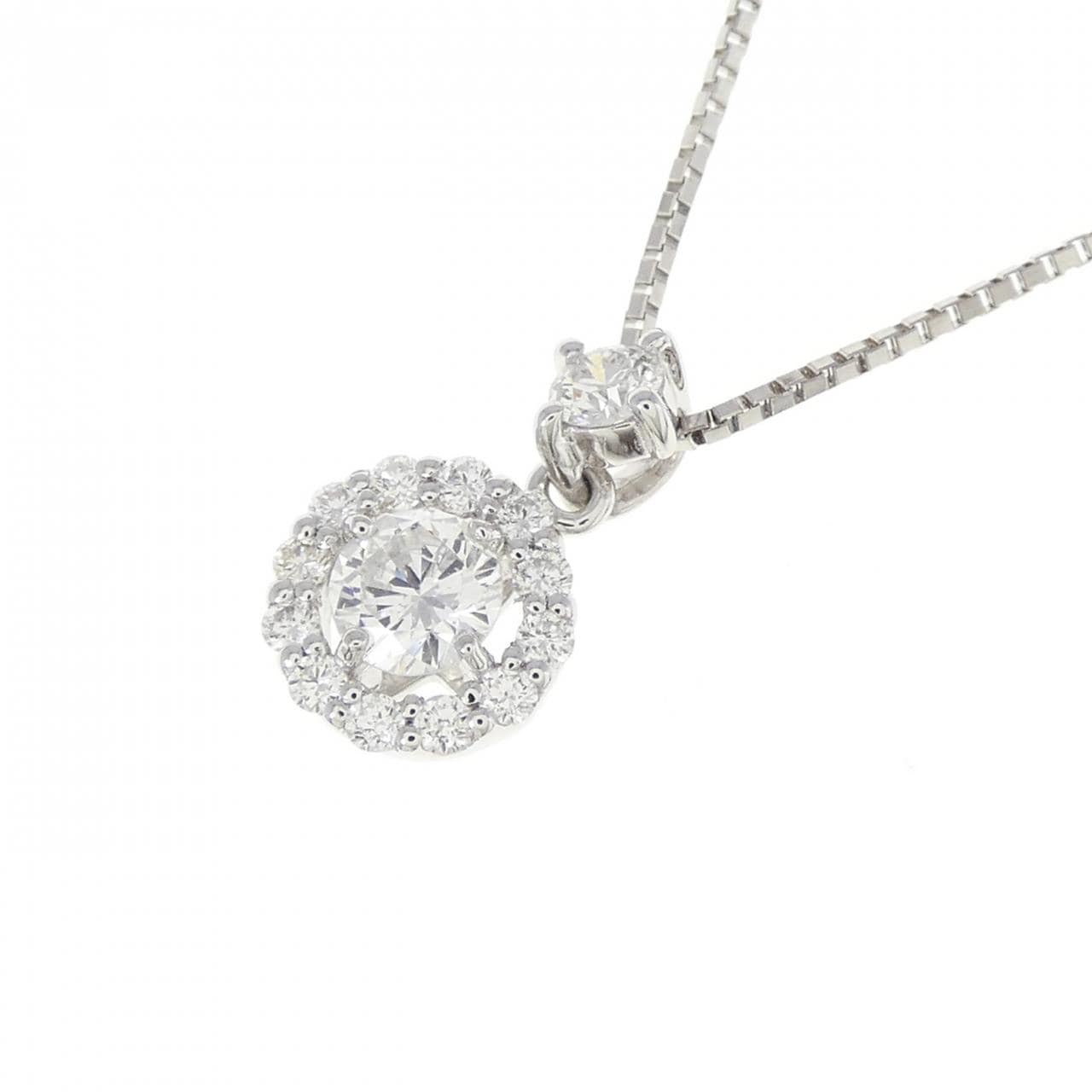 【新品】PT ダイヤモンド ネックレス 0.209CT D SI2 Good