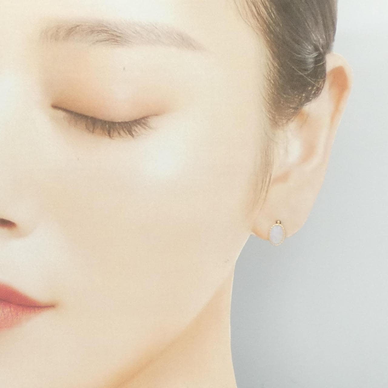 【新品】K10YG オパール ピアス