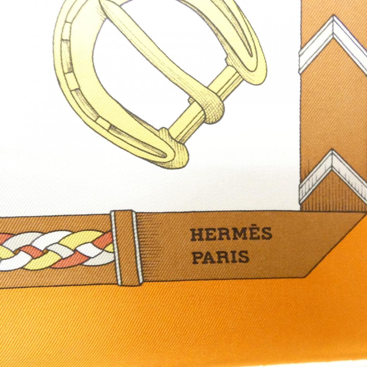 エルメス LES CHEVAUX DE CHAINES カレ 004096S スカーフ