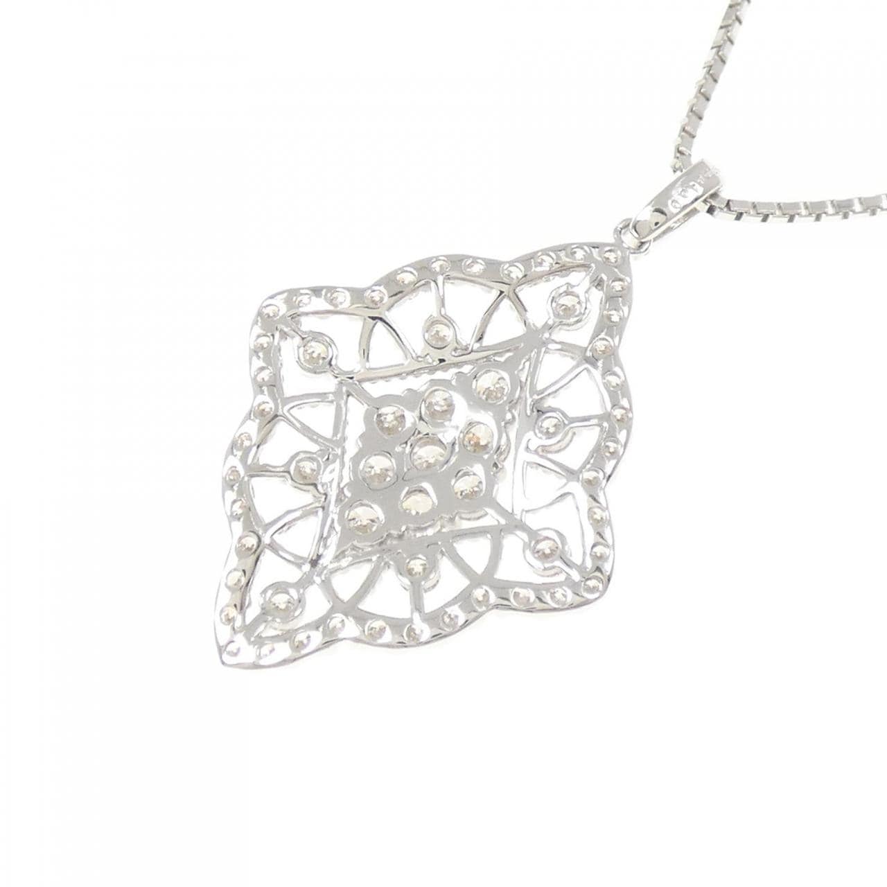 PT900/PT850 ダイヤモンド ネックレス 1.00CT