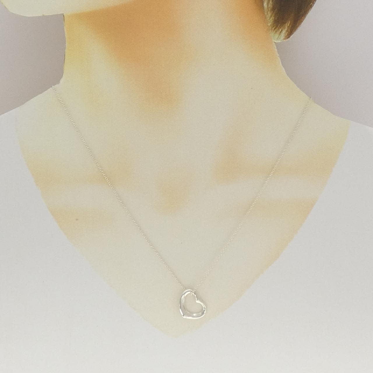 ティファニー オープンハート ネックレス