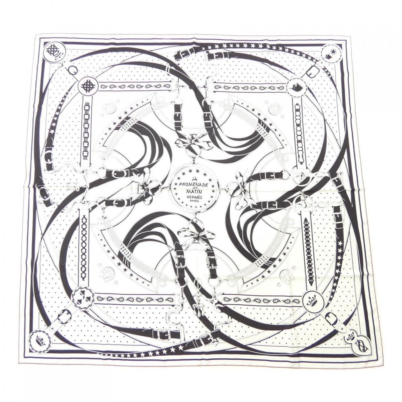 エルメス HERMES LA RPROMENADE DU MATIN H923986S カレダブルフェイス140 ショール