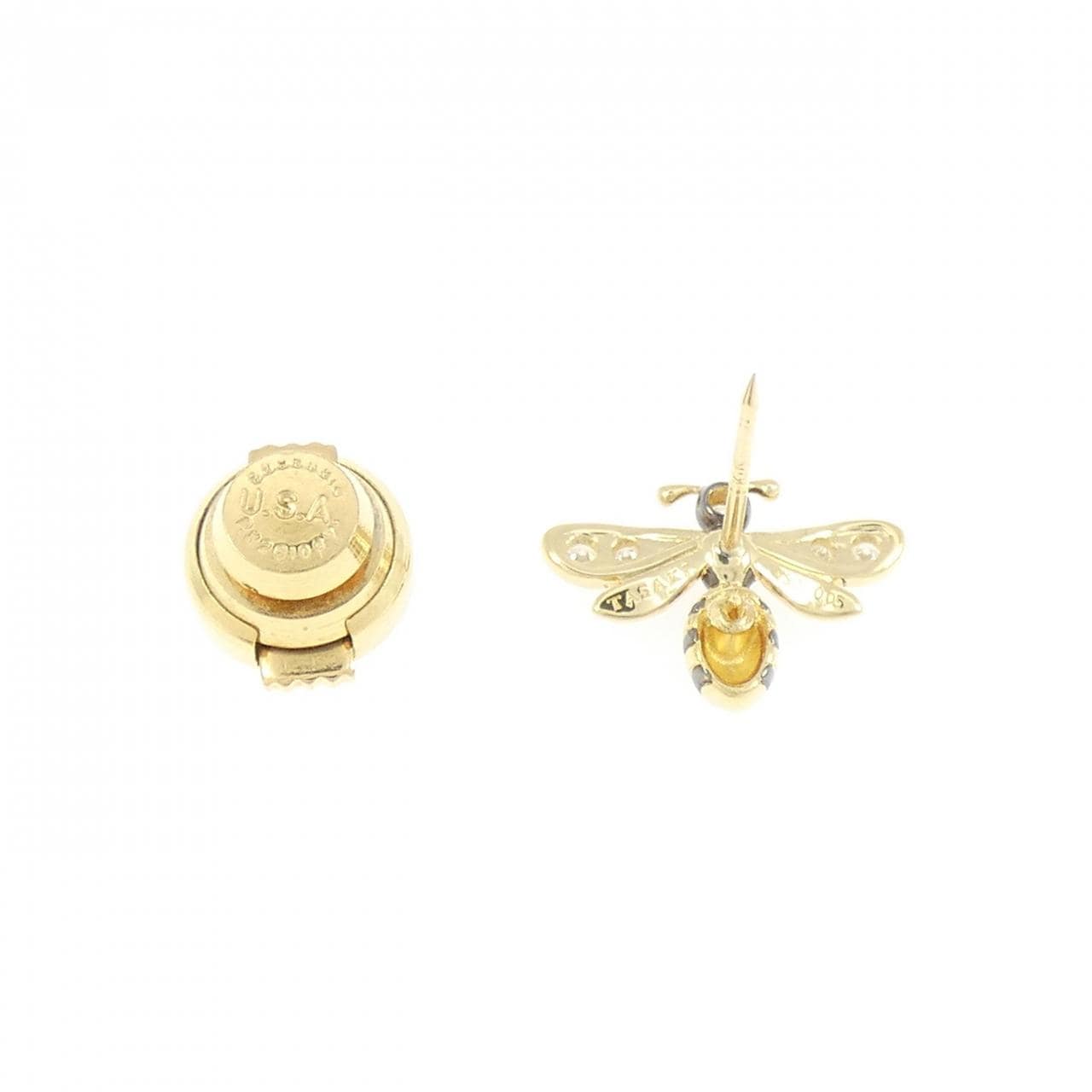 タサキ ダイヤモンド ブローチ 0.05CT
