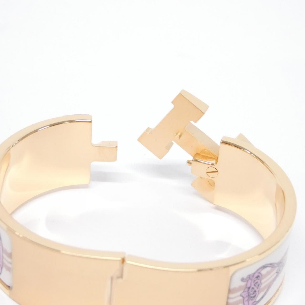 【未使用品】エルメス ETRIERS クリック クラック アッシュ PM 305422FO ブレスレット