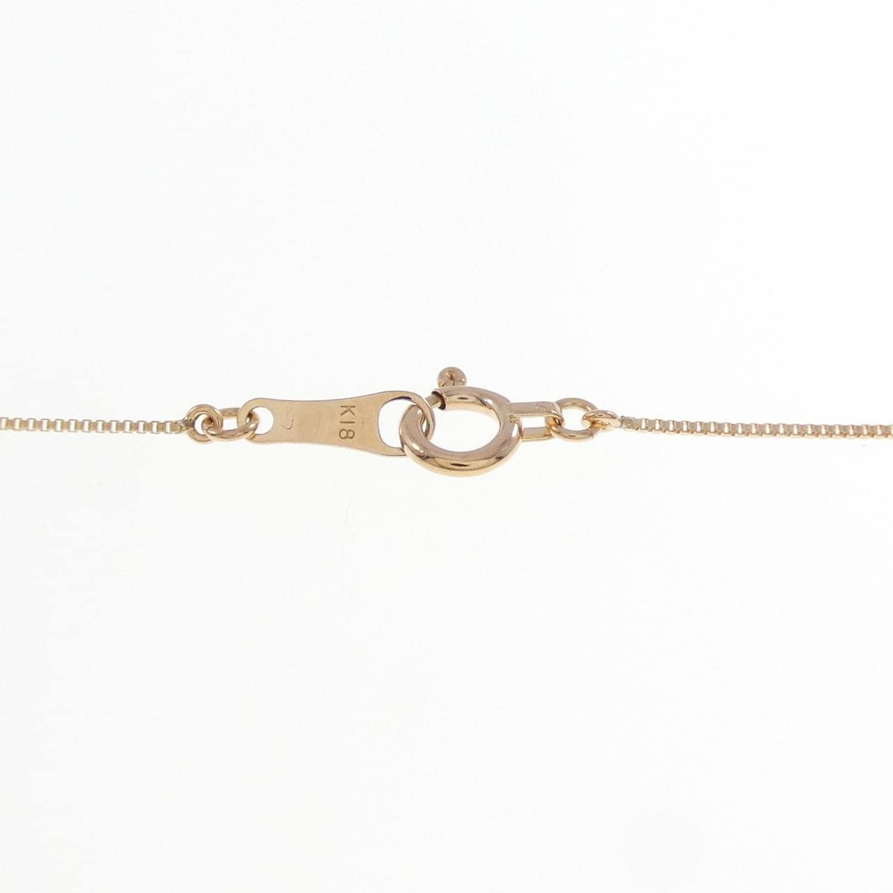 K18PG ダイヤモンド ネックレス 0.13CT