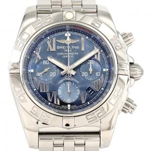 ブライトリング クロノマット44ローマンブラックMOP JAPAN LIMITED AB0111/S011BRMPA SS 自動巻