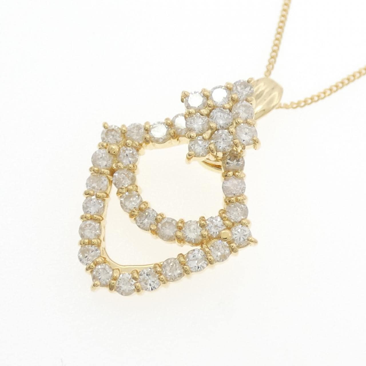 K18YG ダイヤモンド ネックレス 1.00CT