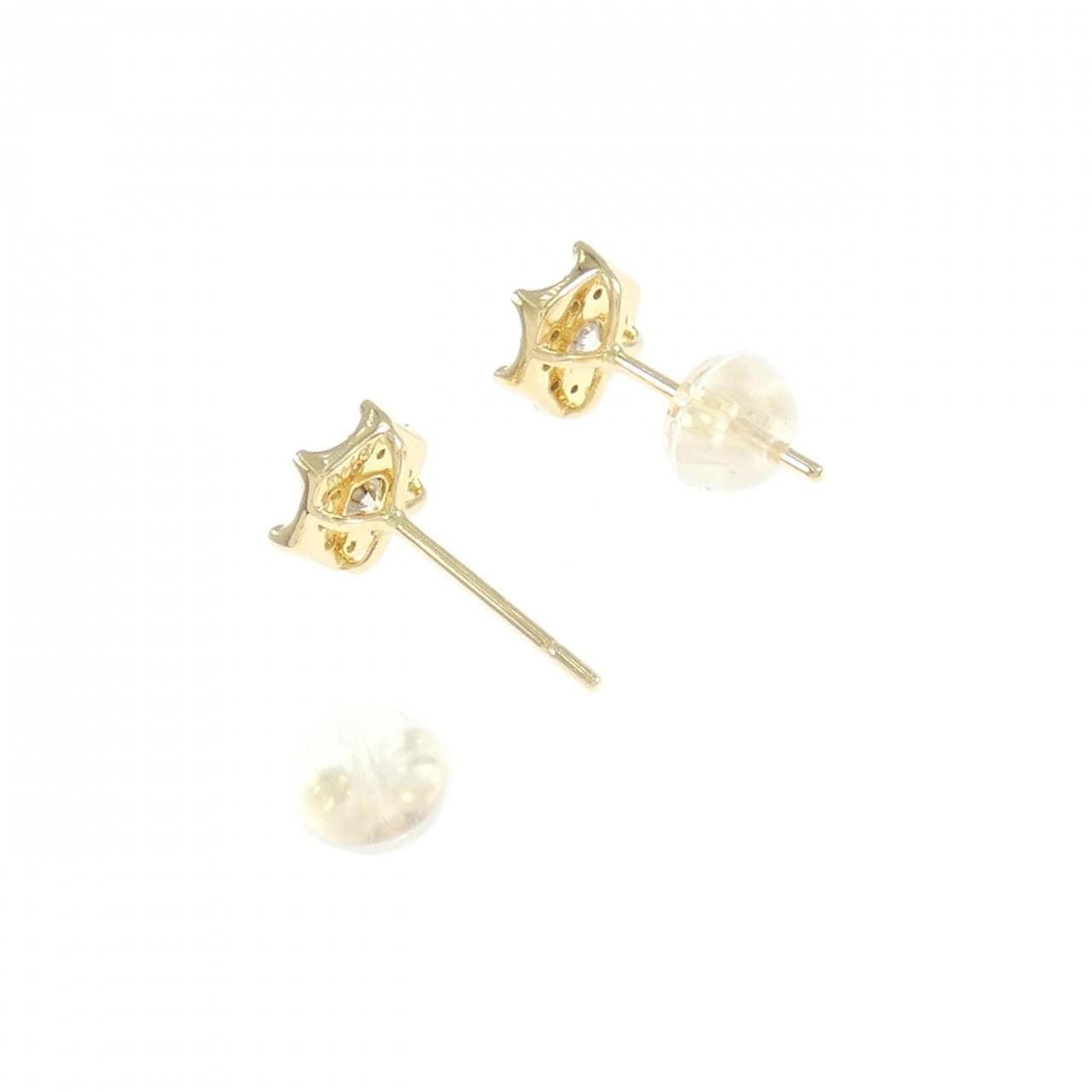 K18YG钻石耳环0.30CT