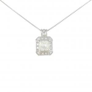 PT Diamond Necklace 1.009CT M I1 Fancy Cut