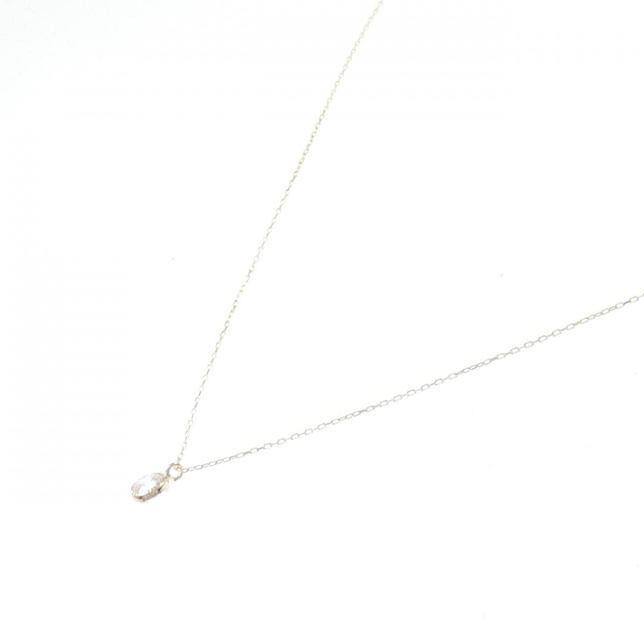 [BRAND NEW] K10YG Cubic Zirconia Necklace