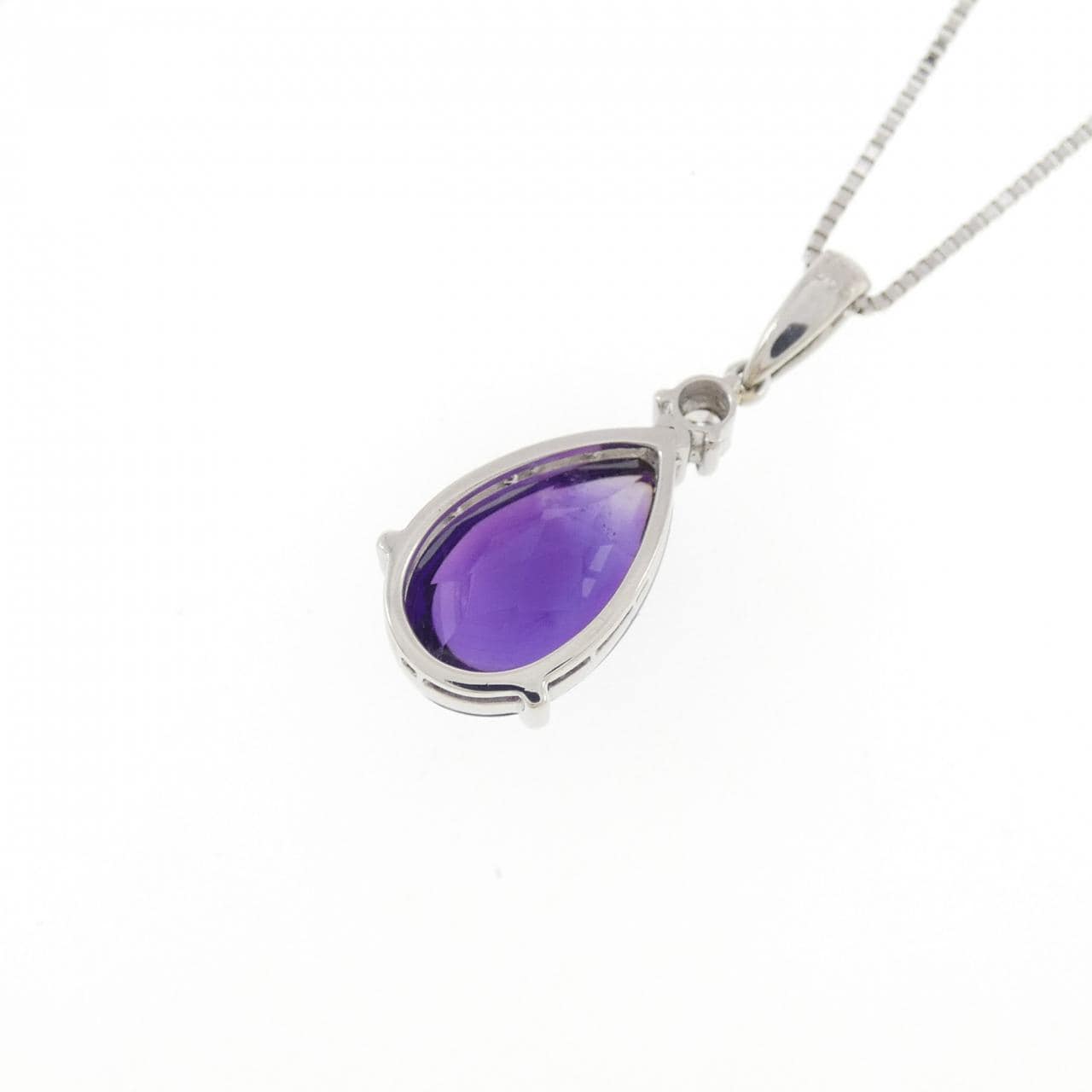 PT900/PT850 アメジスト ネックレス 3.60CT