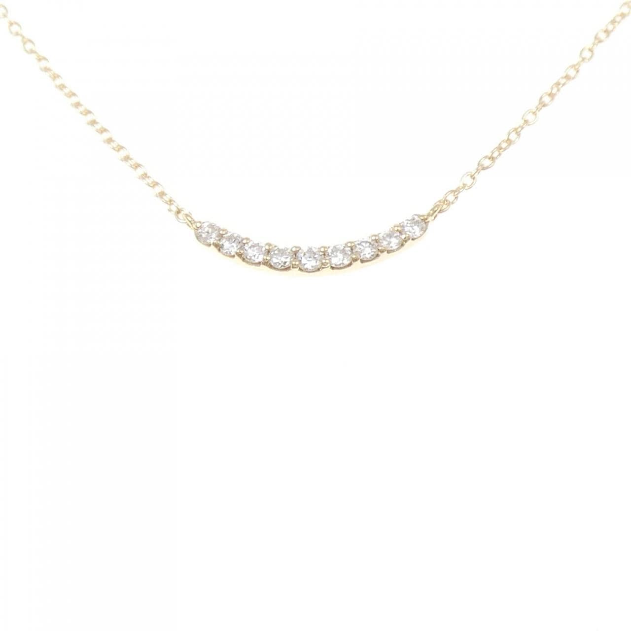 【リメイク】K10YG ダイヤモンド ネックレス 0.10CT