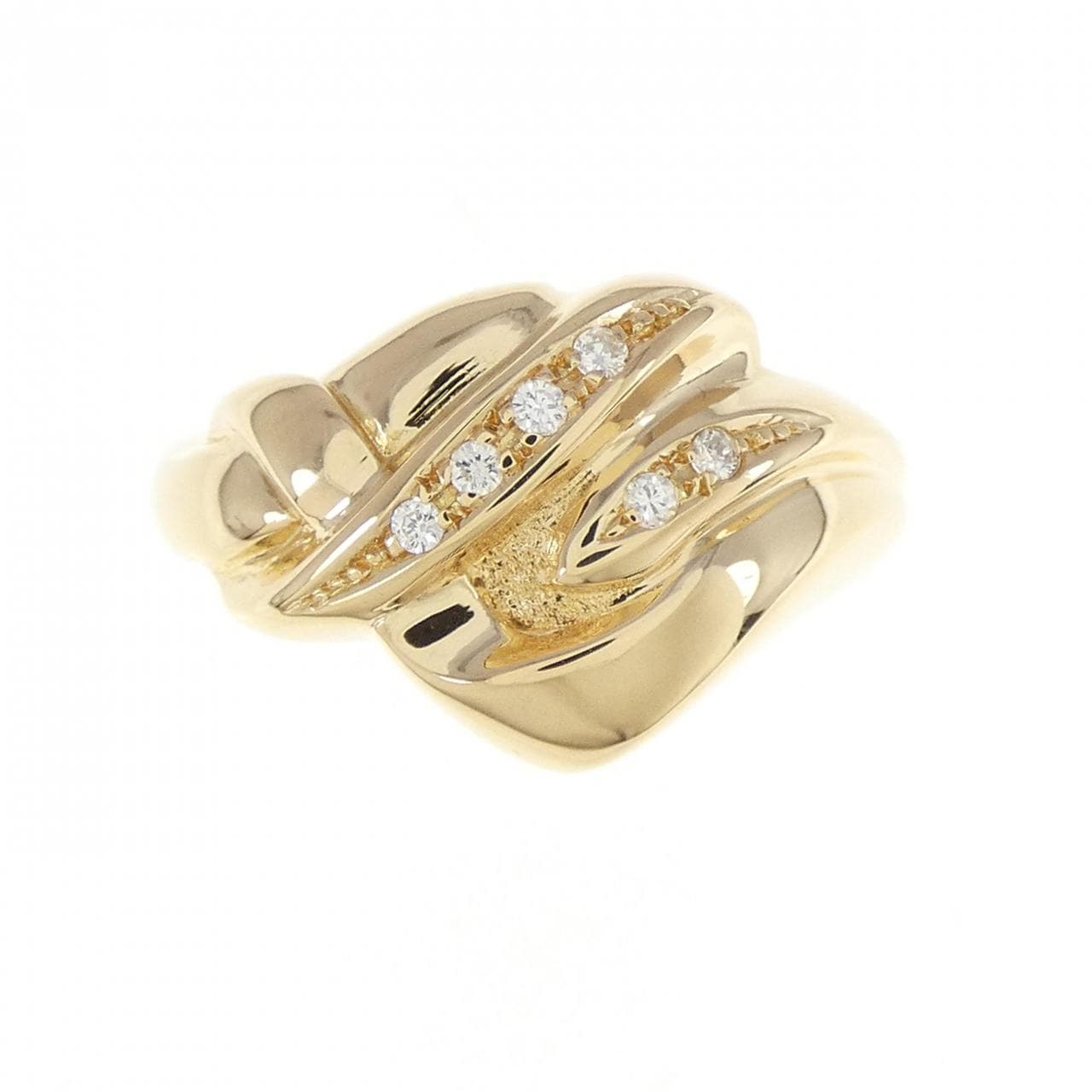 K18YG ダイヤモンド リング 0.05CT