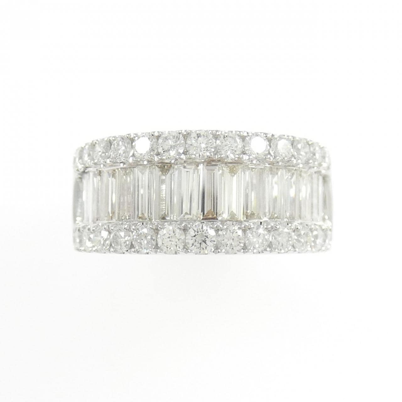 K18WG ダイヤモンド リング 2.229CT