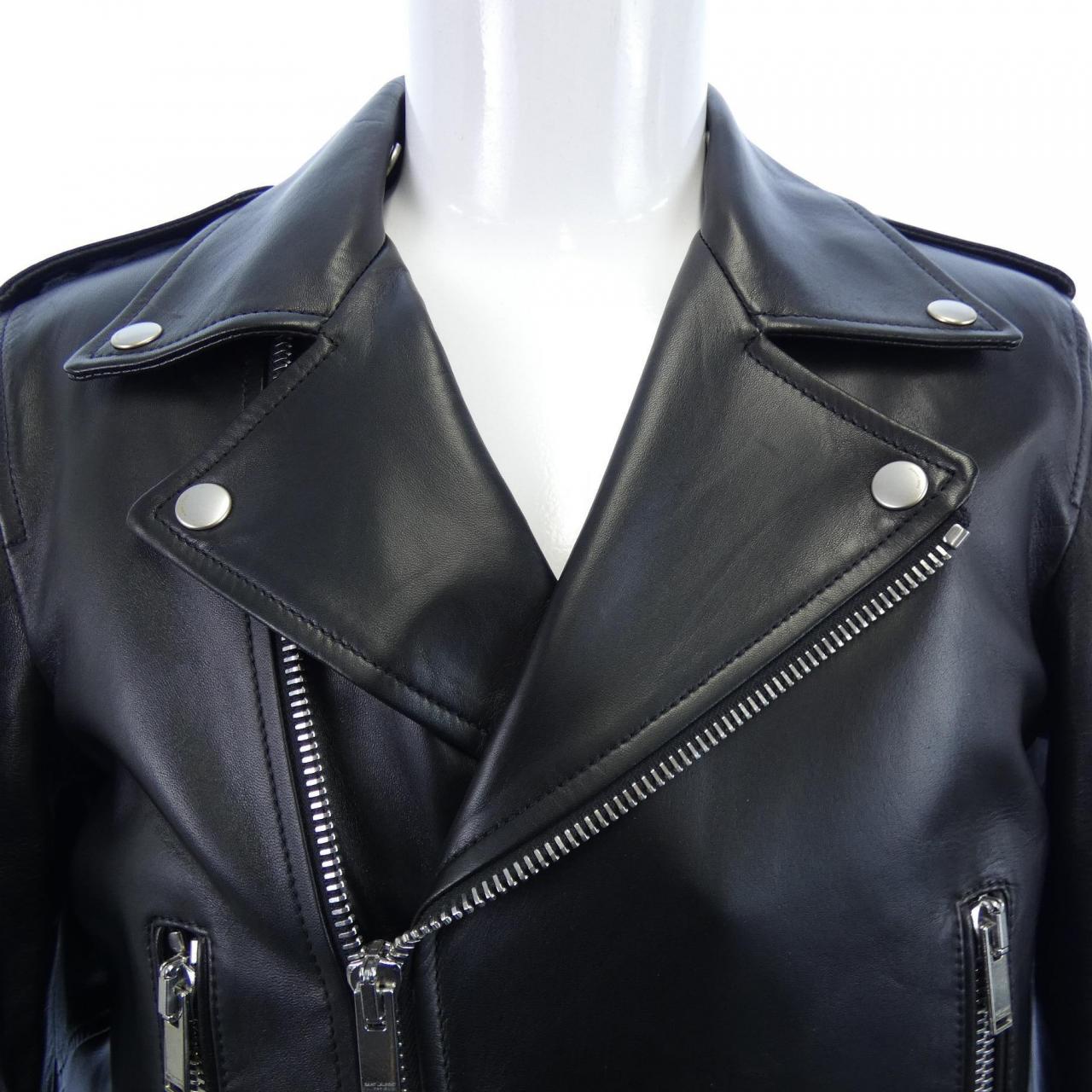 サンローラン SAINT LAURENT L01O　クラシックモーターサイクルジャケット 484284 Y5YA2 レザーライダースジャケット
