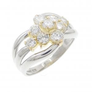 PT900/K18YG ダイヤモンド リング 1.00CT