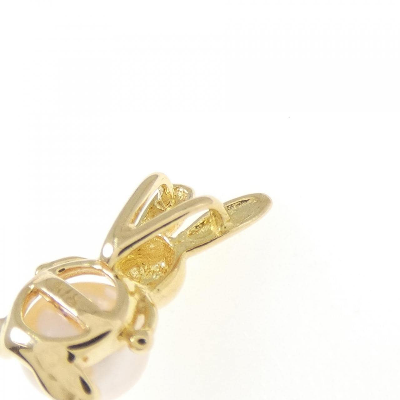 K18YG ラビット 淡水パール ペンダント