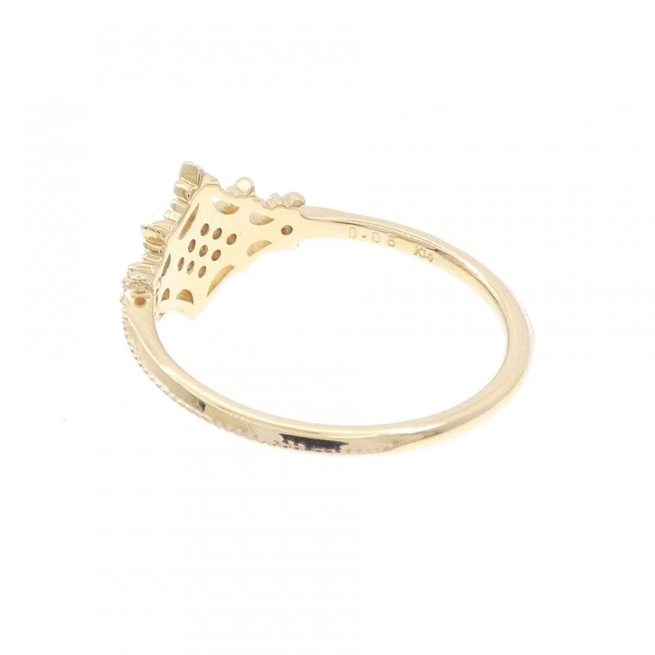 アガット ダイヤモンド リング 0.05CT