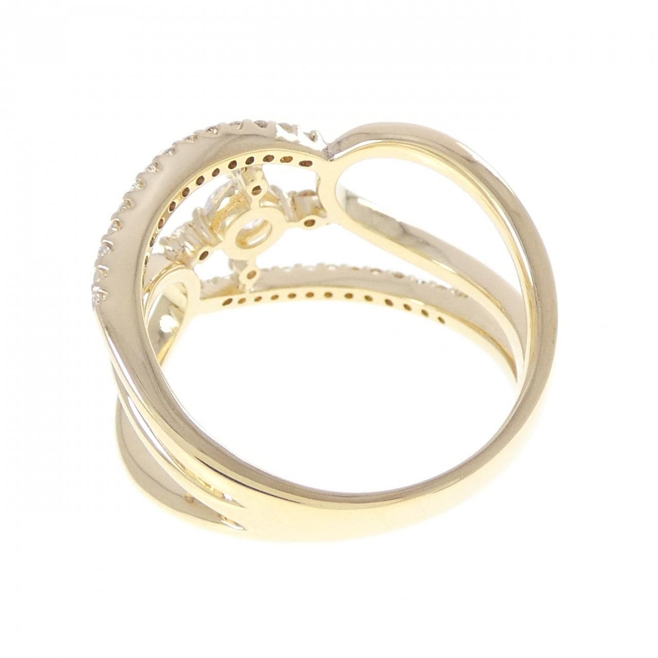 K18YG ダイヤモンド リング 0.228CT