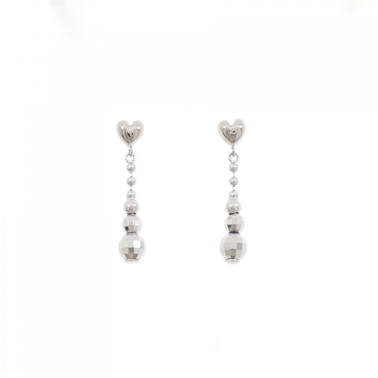 PT900 ハート ピアス