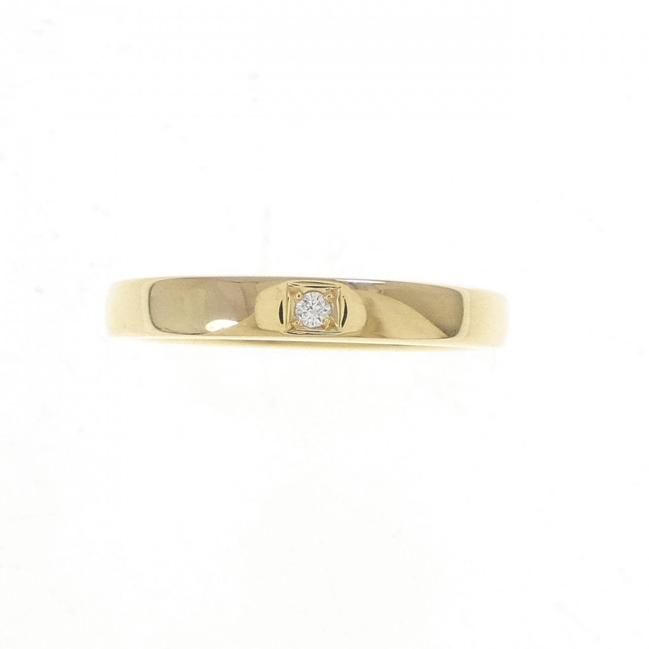 K18YG Diamond ring