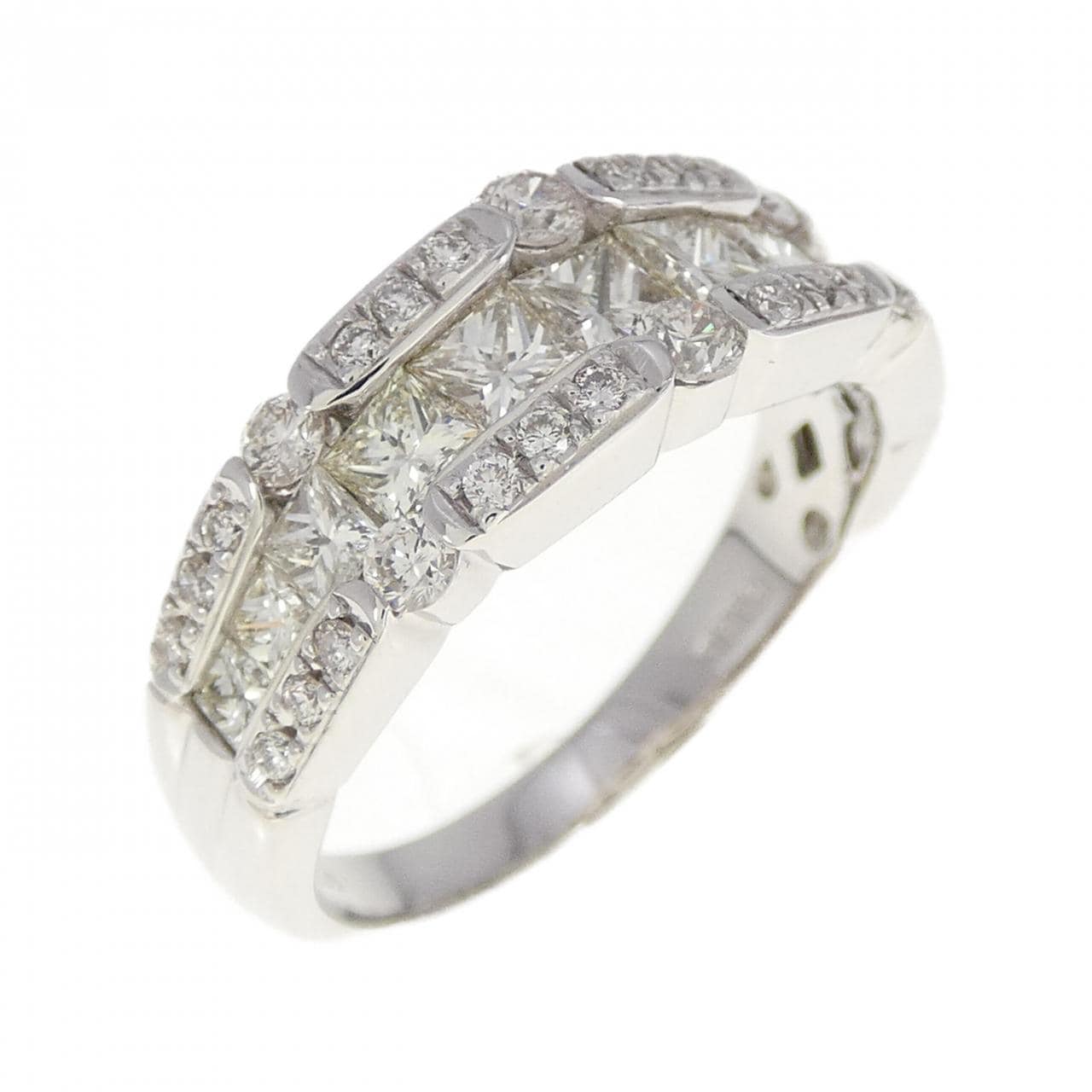 K18WG ダイヤモンド リング 1.50CT
