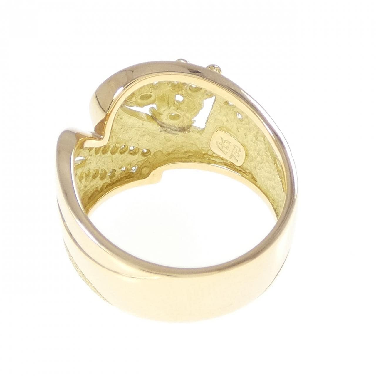 イケダケイコ フラワー ダイヤモンド リング 0.32CT