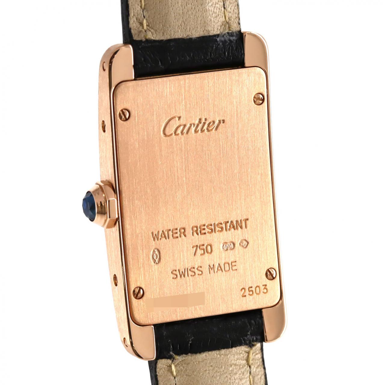 Cartier Tank American SM PG W2607456 PG/RG Quartz