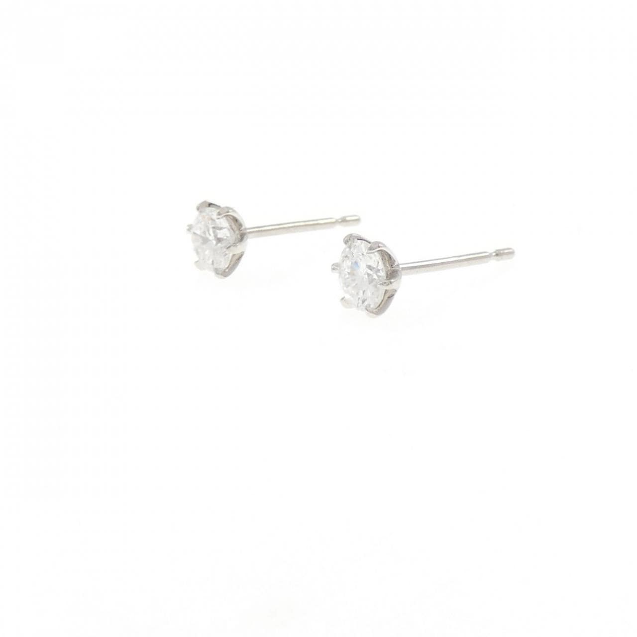 【リメイク】PT900/ST ダイヤモンド ピアス 0.301CT 0.310CT D VS2-SI1 VG-Good