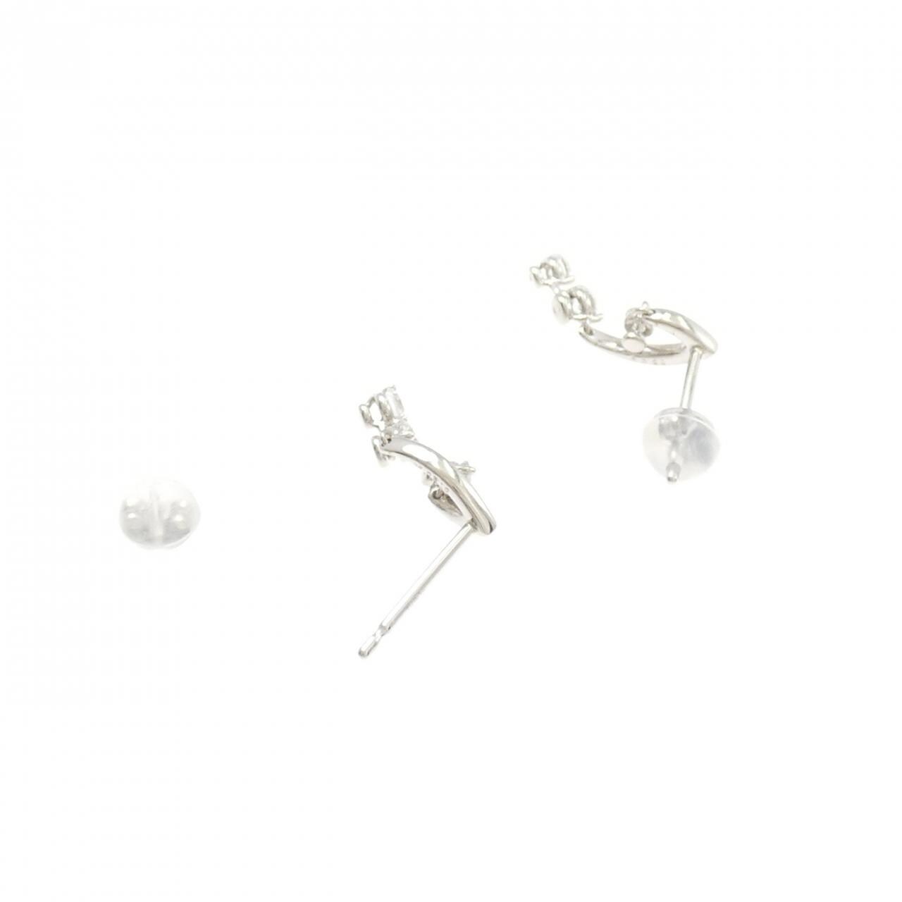 PT900 ダイヤモンド ピアス 0.40CT