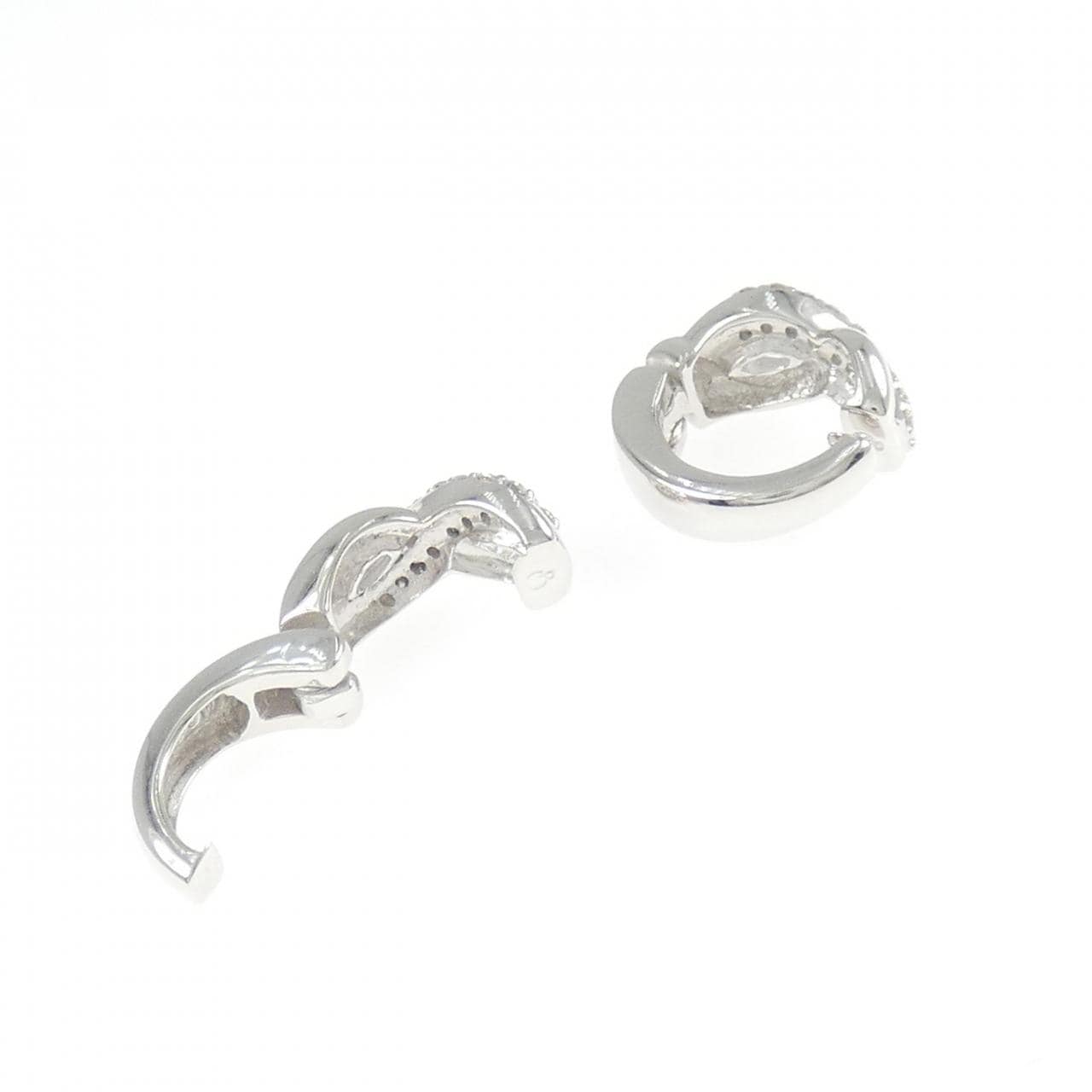 K18WG ダイヤモンド イヤリング 0.30CT