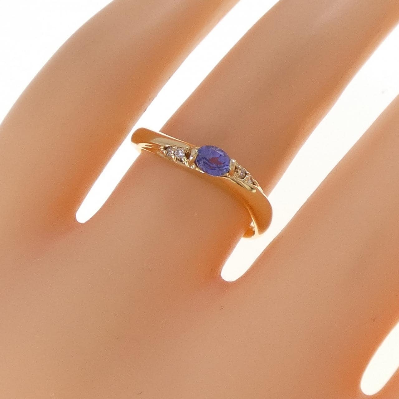 K18YG タンザナイト リング