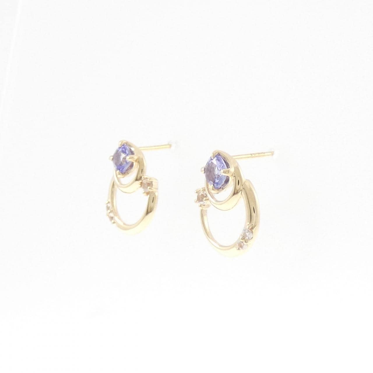 4゜C タンザナイト ピアス