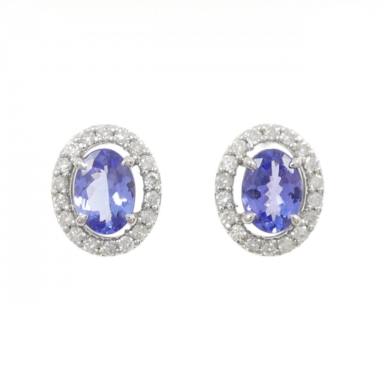 K14WG タンザナイト ピアス 1.50CT