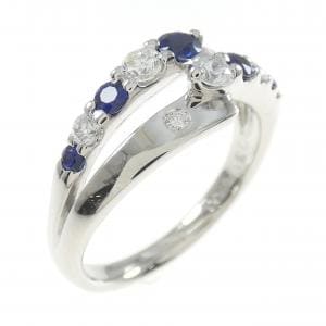 PT サファイヤ リング 0.31CT
