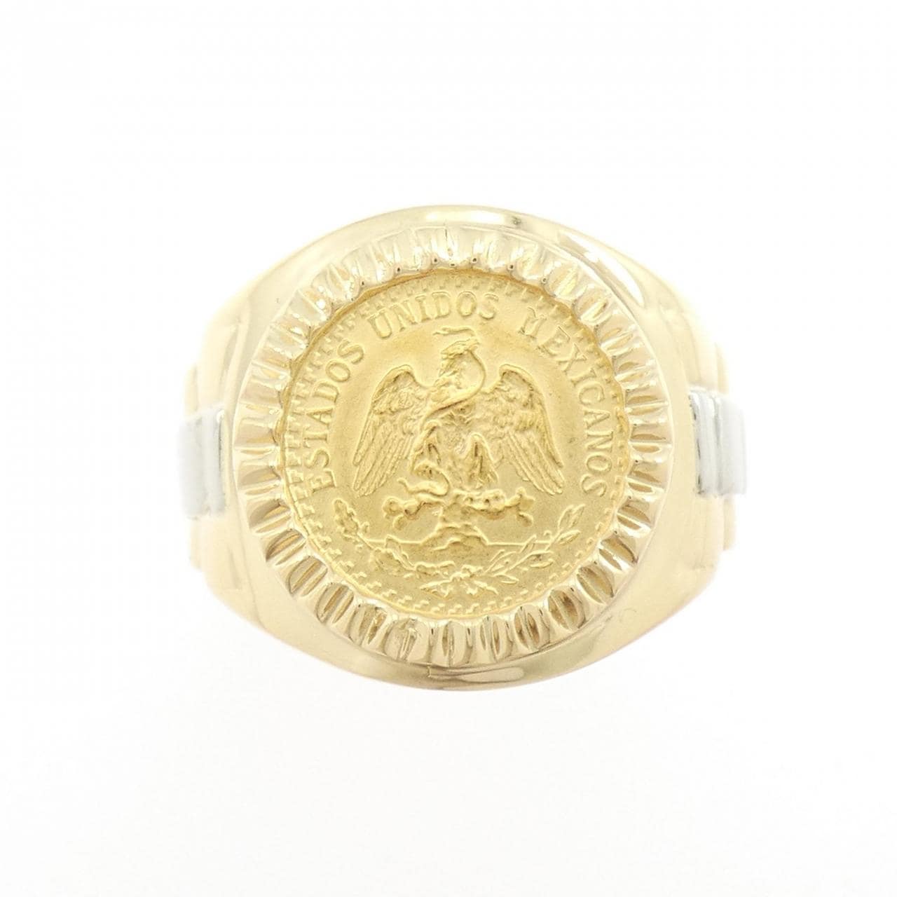 K18YG/PT900 リング