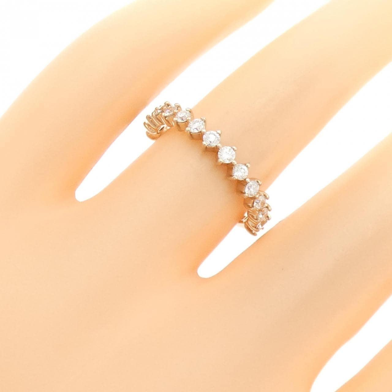 K18PG ダイヤモンド リング 0.50CT