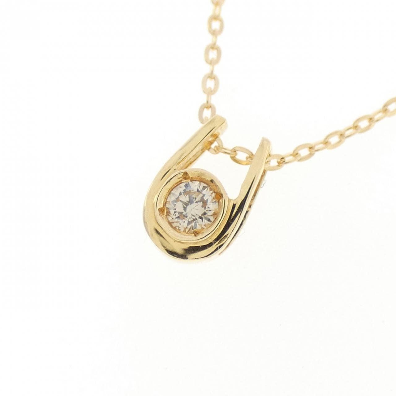 K18YG ダイヤモンド ネックレス 0.05CT